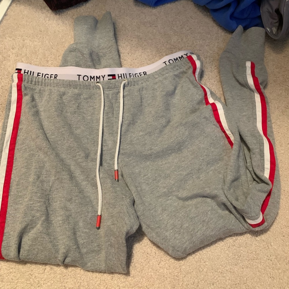 Tommy Hilfiger Sweatpants Grey with stripes